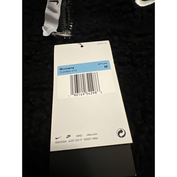 Medium Nike Therma Fit City Series DQ6869-010 Sherpa Jacket Bomber - Picture 5 of 11